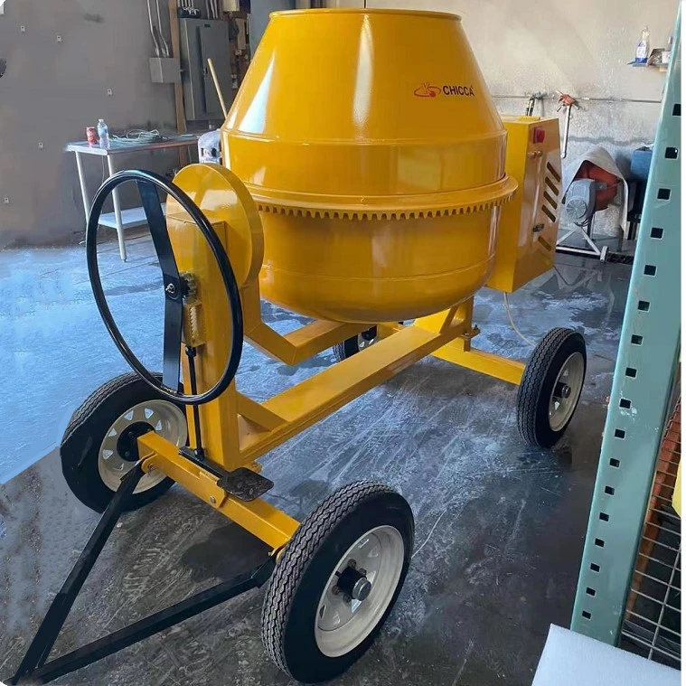 260L/350L/400L Gasoline Diesel or Electric Powered Professional Building Equipment Concrete Mixer Machine