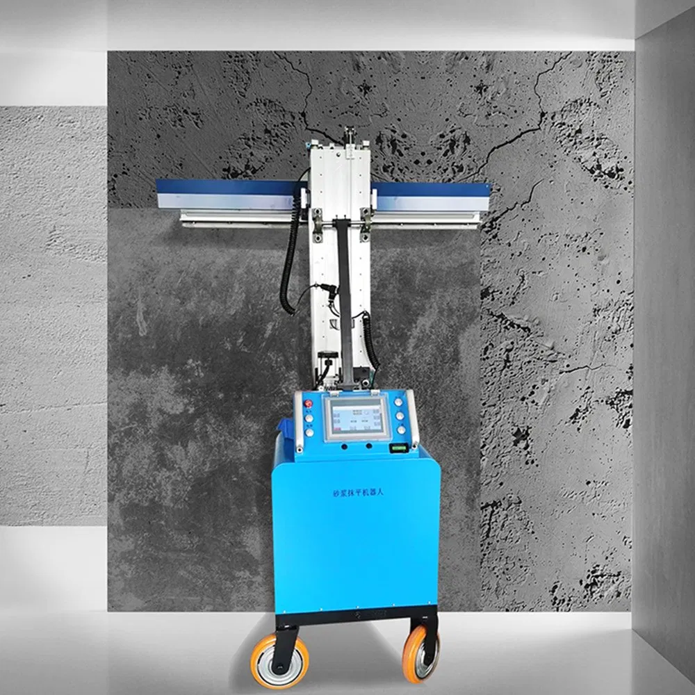 Auto Plaster Wall Rendering Machine Spray Concrete Spraying Cement Wall Plastering Cement Concrete Mortar Putty Spray Plastering Machine