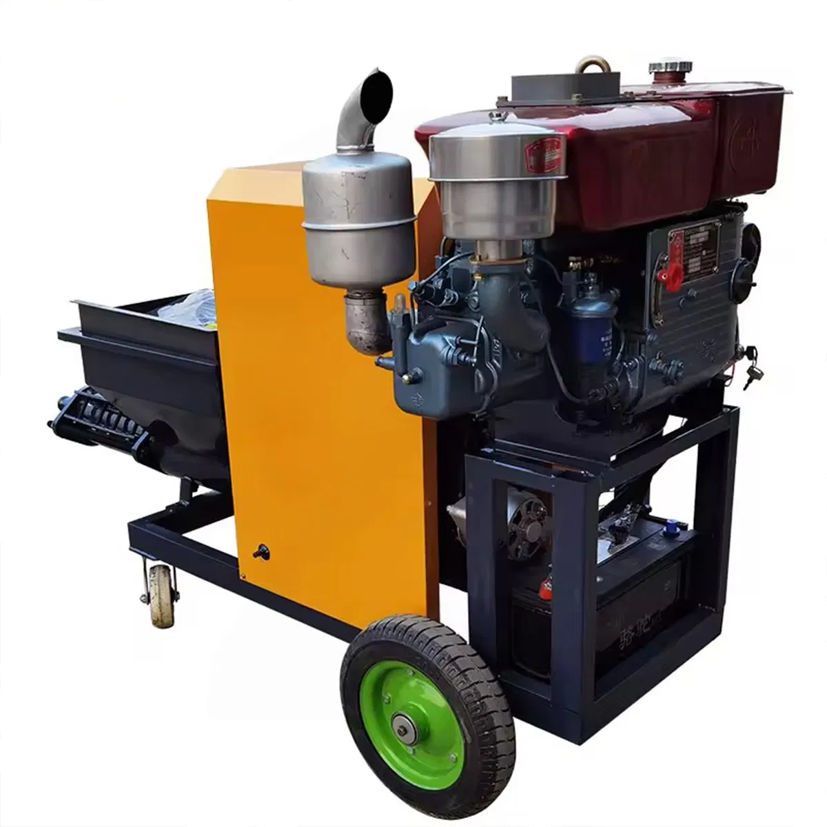 Screw Type Cement Mortar Pump for Continuous Spraying
