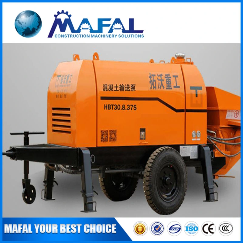 Small 20m3/H Hbt20 Mini Concrete Mixer Pump Machine for Sale