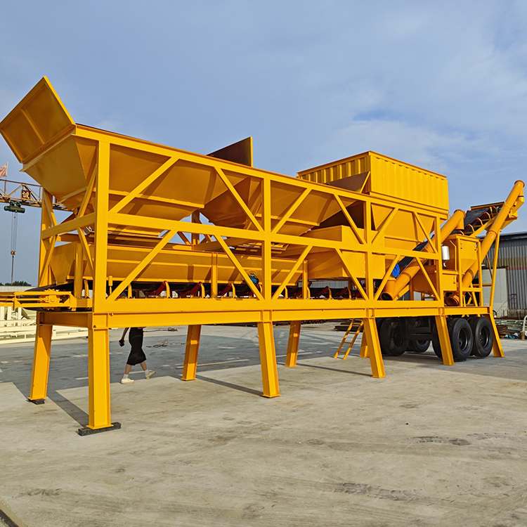 YILI Fully Automatic Cheap 40m&sup3;/h Small Portable Dry Mix Mobile Concrete Batching Plant