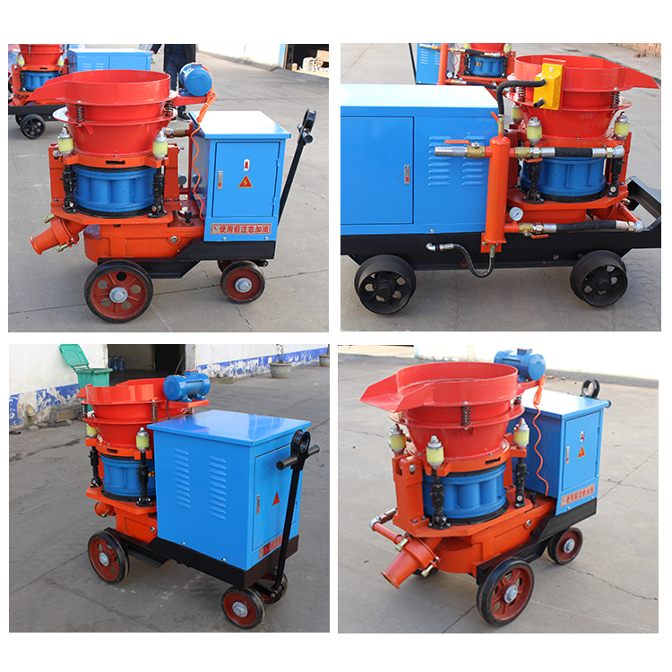 Hot Selling Dry Gunite Machine Mix Shotcrete Concrete Spraying Machine for Sale