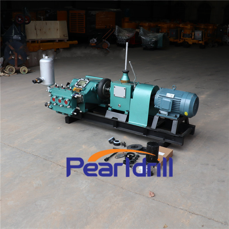 Bw50 Bw150 High Pressure Variable Frequency Mud Pump Movable Triplex Piston Grouting Pump