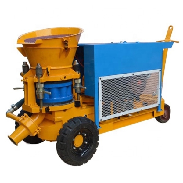 Underground Construction Slope Project Dry Mix Concrete Gunite Spraying Machine Refractory Shotcrete Machine