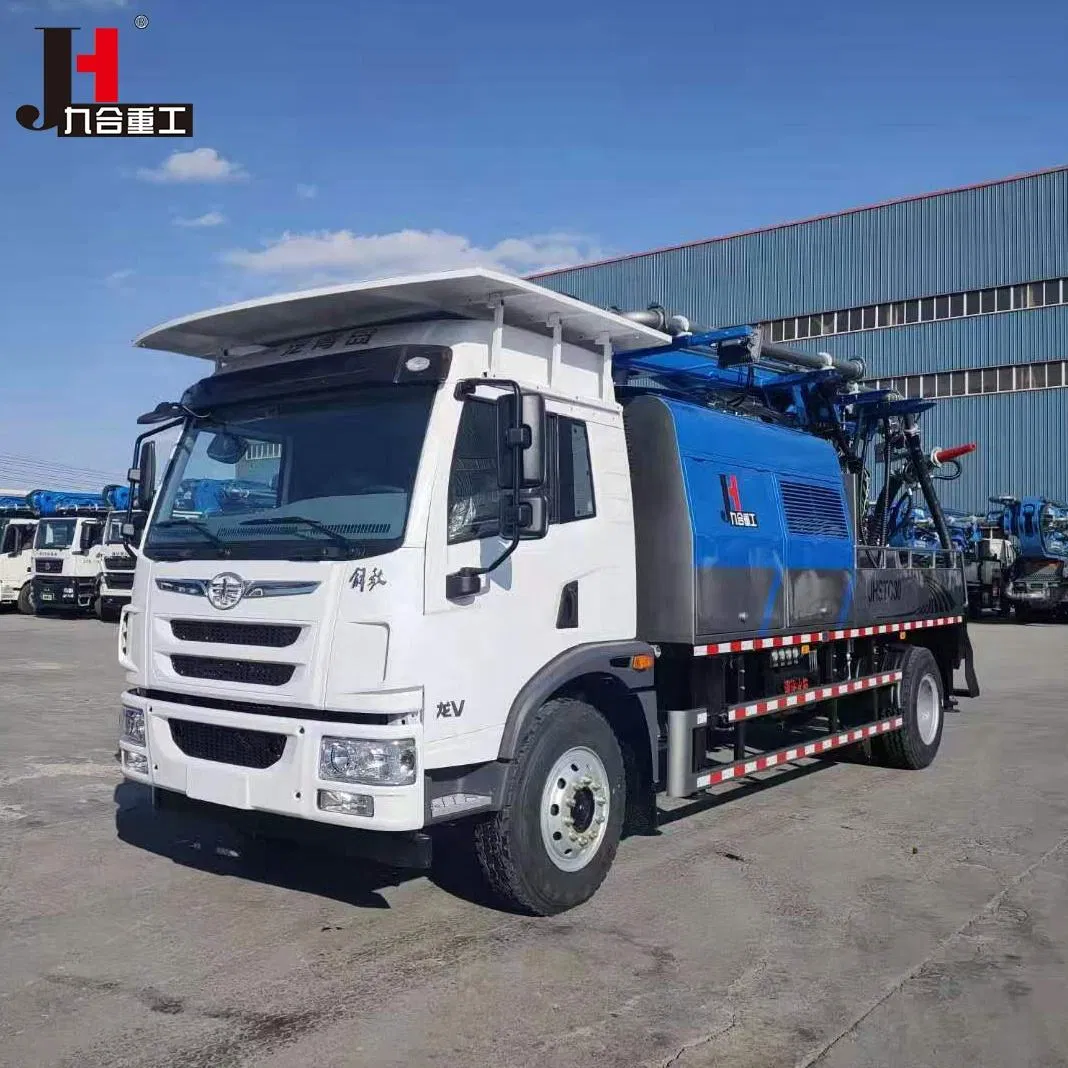 Concrete Distributor Truck-Mounted Wet Concrete Shotcrete Pump Truck Shotcrete Concrete Pump