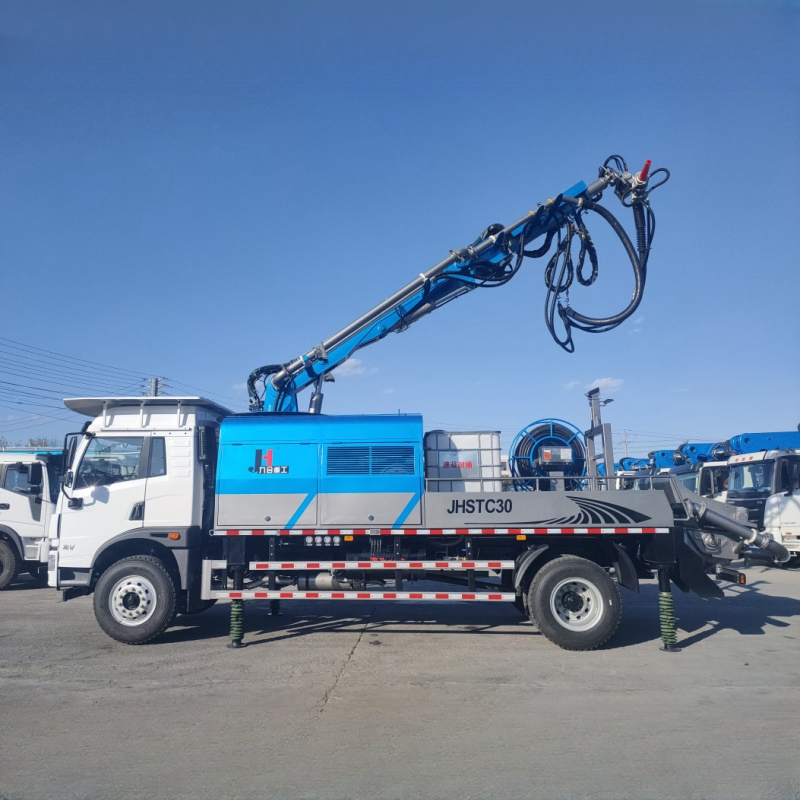 Concrete Distributor Truck-Mounted Wet Concrete Shotcrete Pump Truck Shotcrete Concrete Pump
