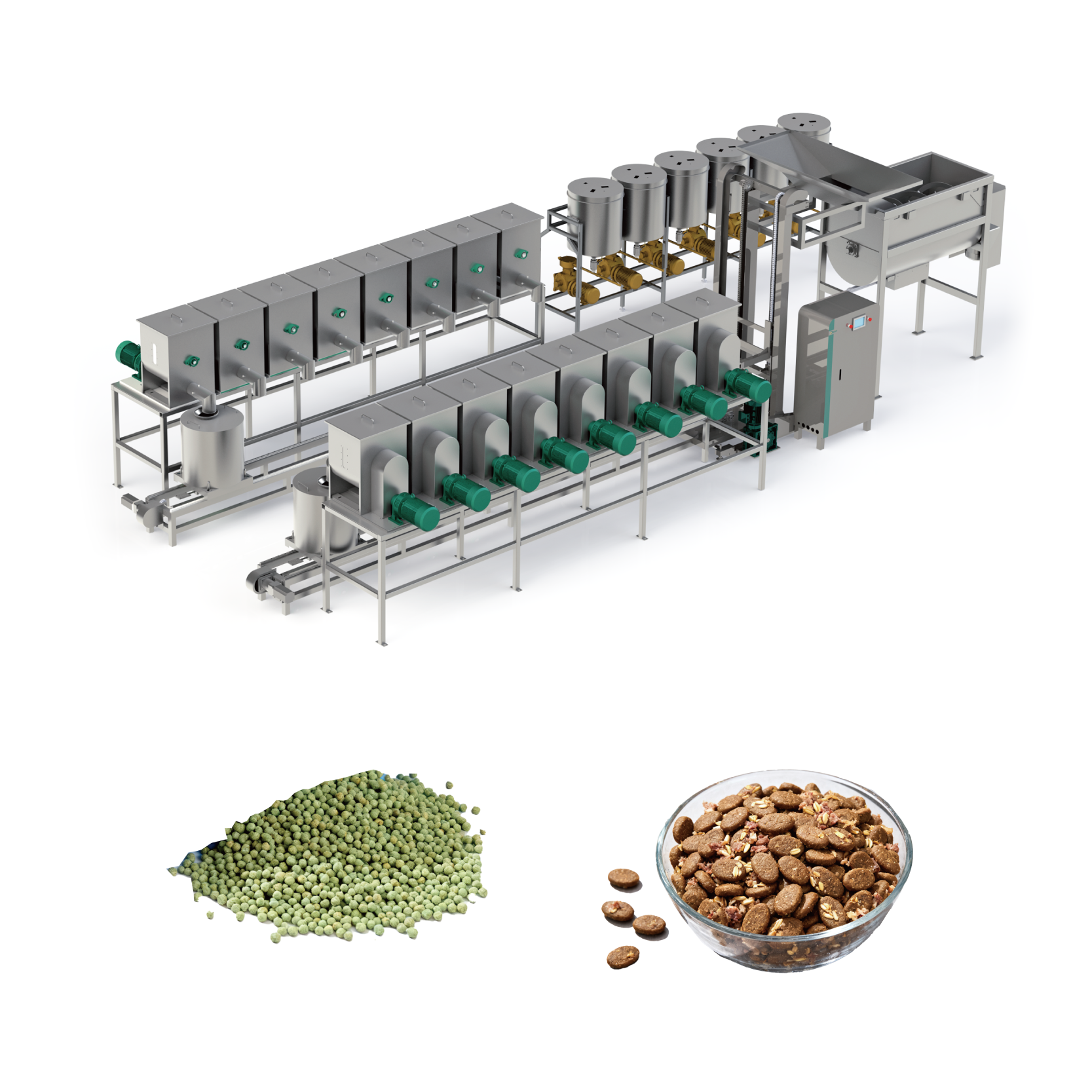 Capacity 1200kg Automatic Liquid Additives Mixer Weighing Batching Dosing Machine for Powder Pellet Material Production Line