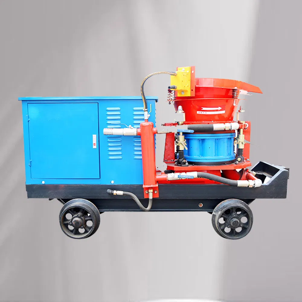 China Manufacturer Refractory Dry Wet Mix Castable Shotcrete Gunite Electric Tunnel Spraying Concrete Shotcrete Gunite Machine