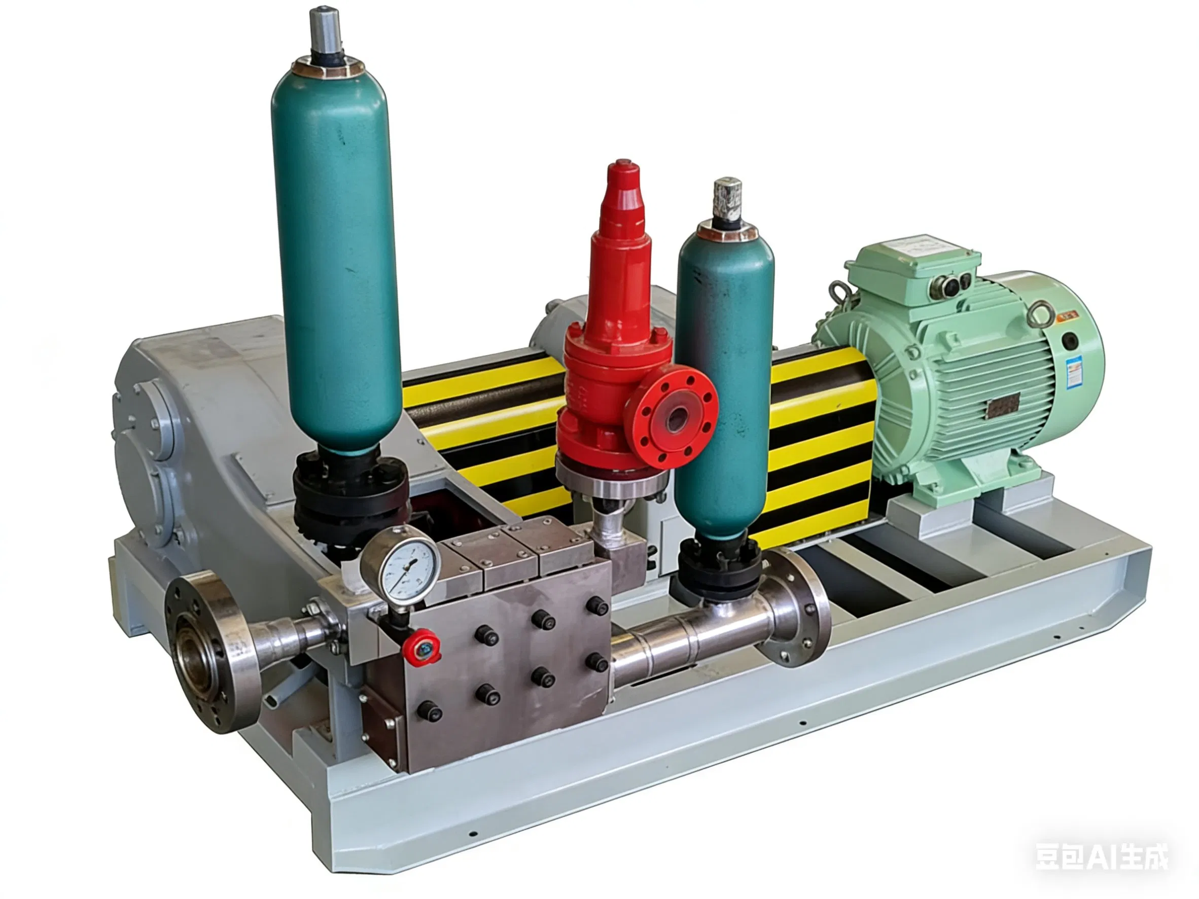 Horizontal Triplex High Pressure Plunger Pump for Water Injection and Chemicals