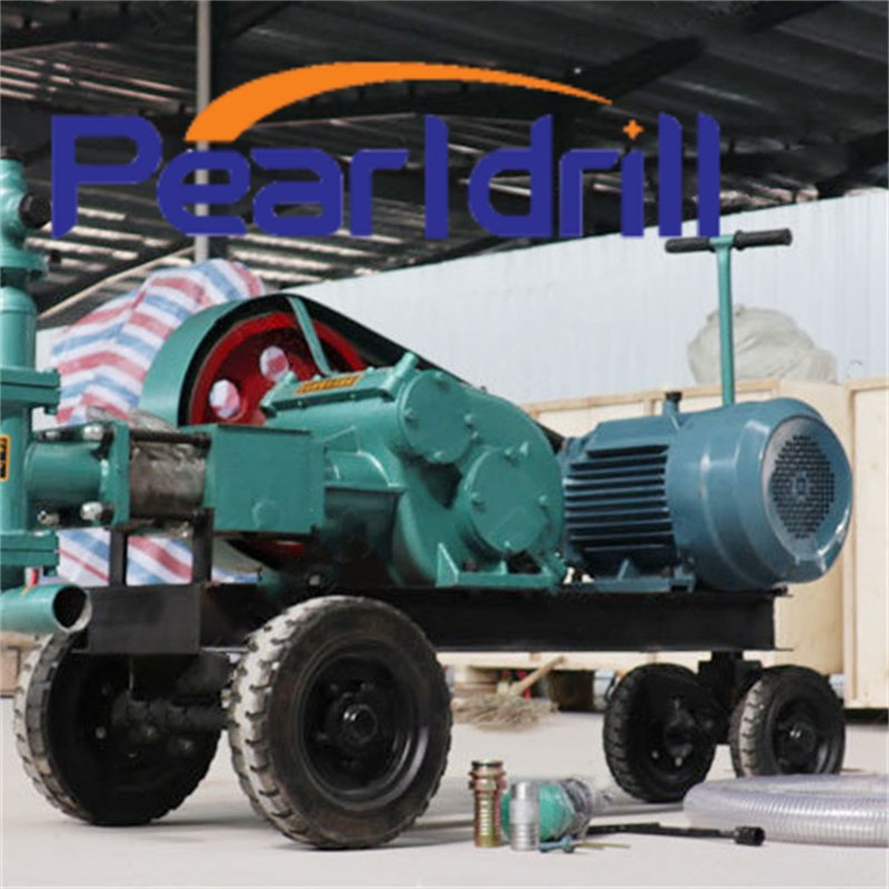 Bw50 Bw150 High Pressure Variable Frequency Mud Pump Movable Triplex Piston Grouting Pump