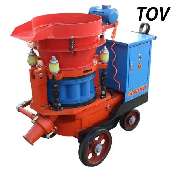 Pz-3/5/7 Concrete Injection Shoot Throwing Machine Dry Wet Mix Concrete Spray Shotcrete Shot-Blasting Machine