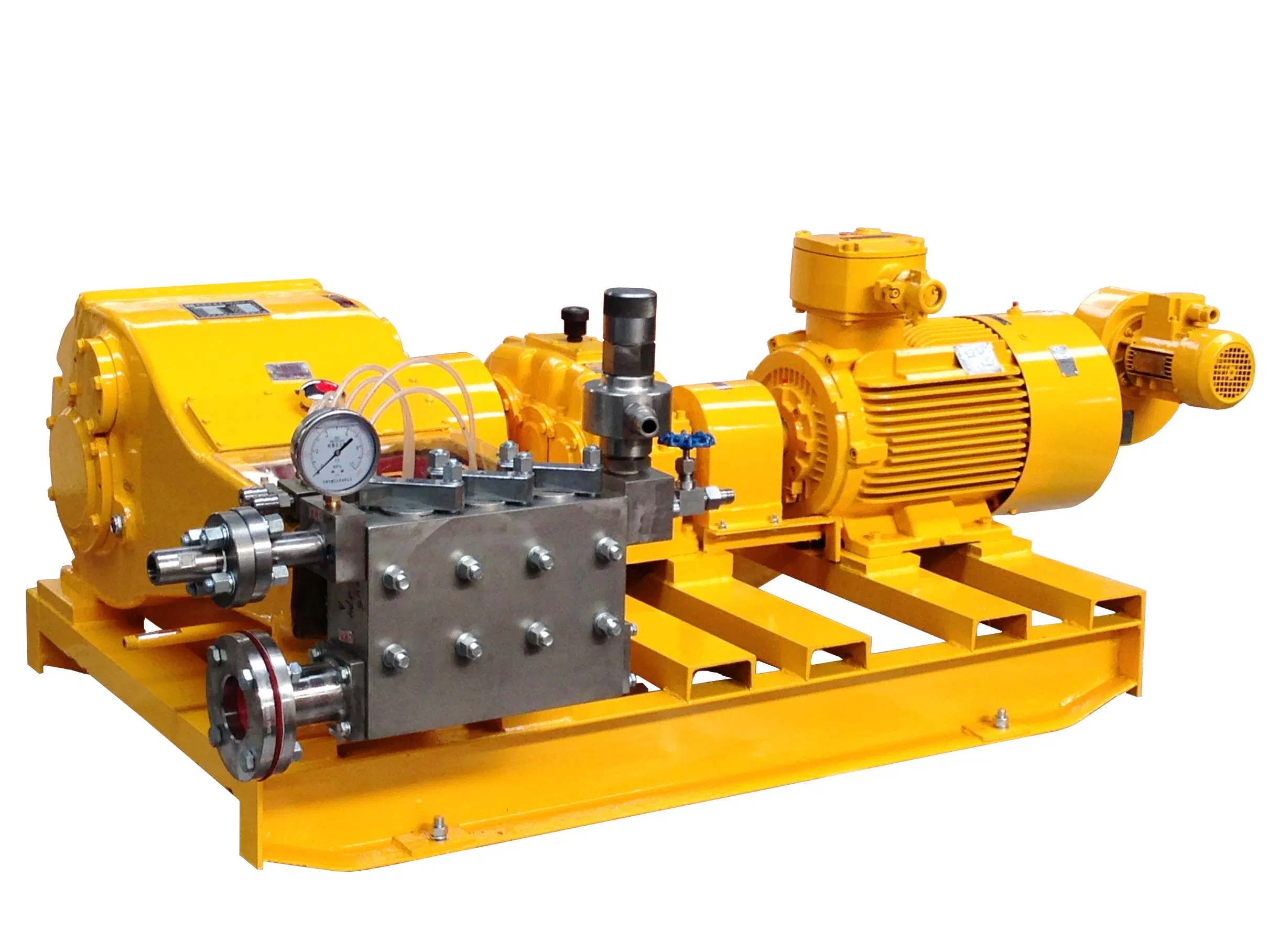 Horizontal Triplex High Pressure Plunger Pump for Water Injection and Chemicals