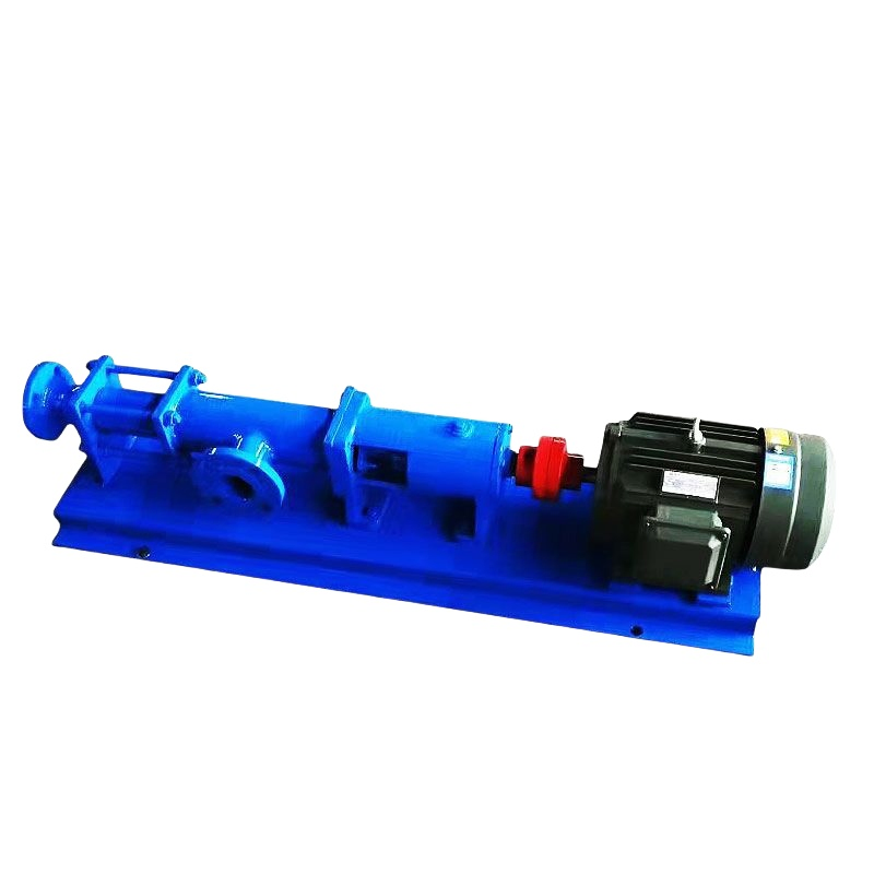 High Viscosity Mortar Transfer Mono Single Screw Pump with Hopper