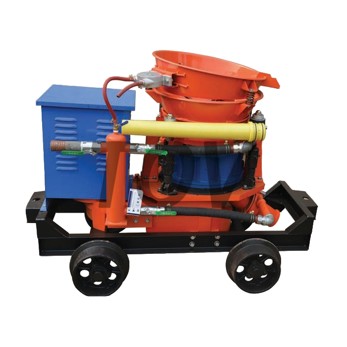 Underground Mining Tunnel Construction Auto Dry Wet Mix Concrete Electric Refractory Reinforcement Gunite Explosion Proof Mortar Shotcrete Machine