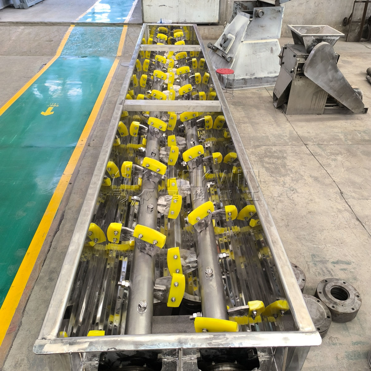 Double-shaft Horizontal Mixer, Continuous and Uniform Mixing of Materials, 2-3 Minutes for One Batch