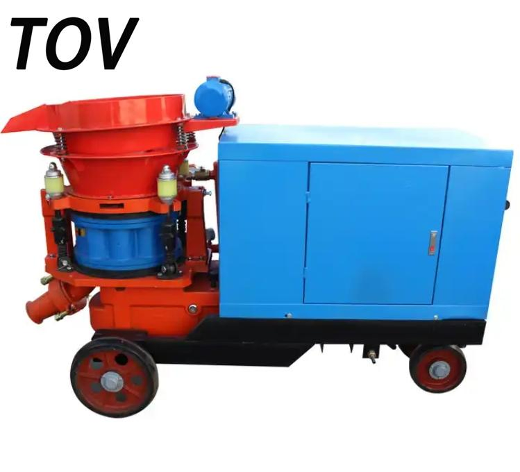 Hsp-5/7/9 Mortar Spray Machine Wall Concrete Sprayer Wet Mix Concrete Shotcrete Concrete-Machinery Engineering-Construction-Machinery