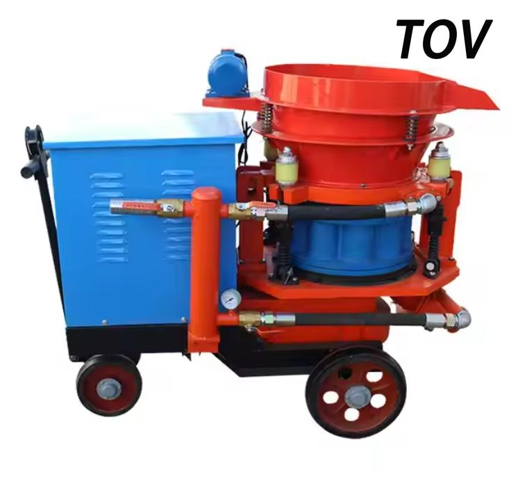 Pz-3/5/7 Concrete Injection Shoot Throwing Machine Dry Wet Mix Concrete Spray Shotcrete Shot-Blasting Machine