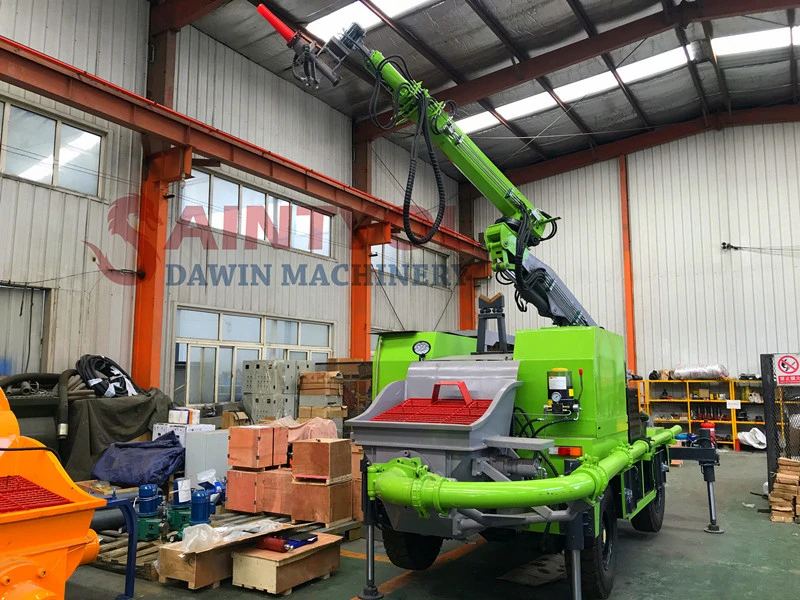30m3 Per Hour Telescopic Boom Shotcrete Wet Concrete Shotcrete Pump Truck for Mountain Consolidation