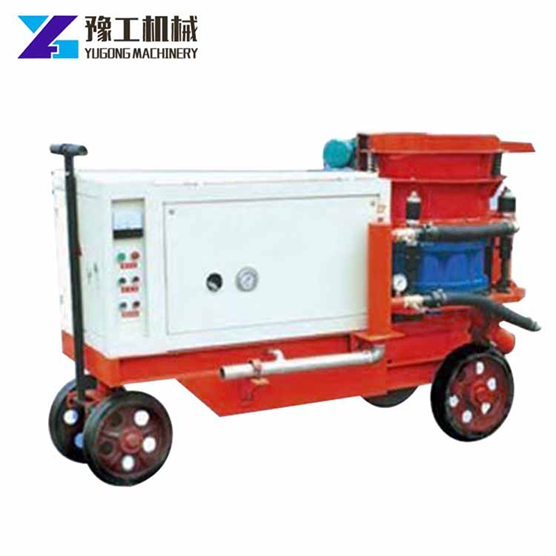 Auto Dry Wet Mix Concrete Underground Mining Electric Refractory Mortar Shotcrete Machine