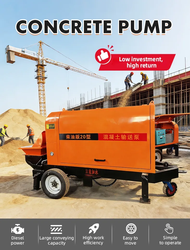 Concrete Conveying Pump Main View