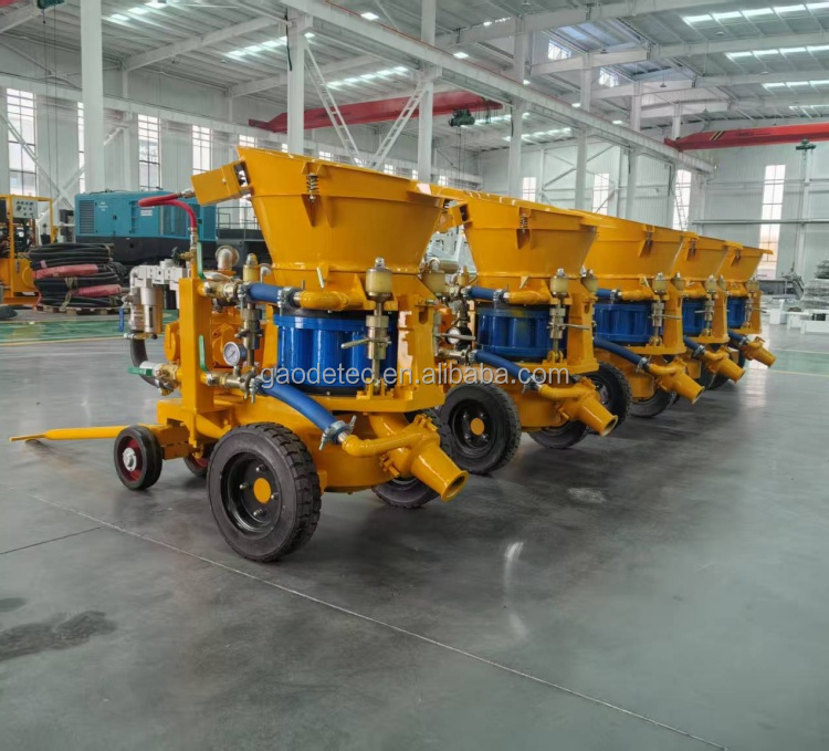 Small Size 5m3/h air Motor Driven Dry Mix Tunnel Gunite Shotcrete Machine Price