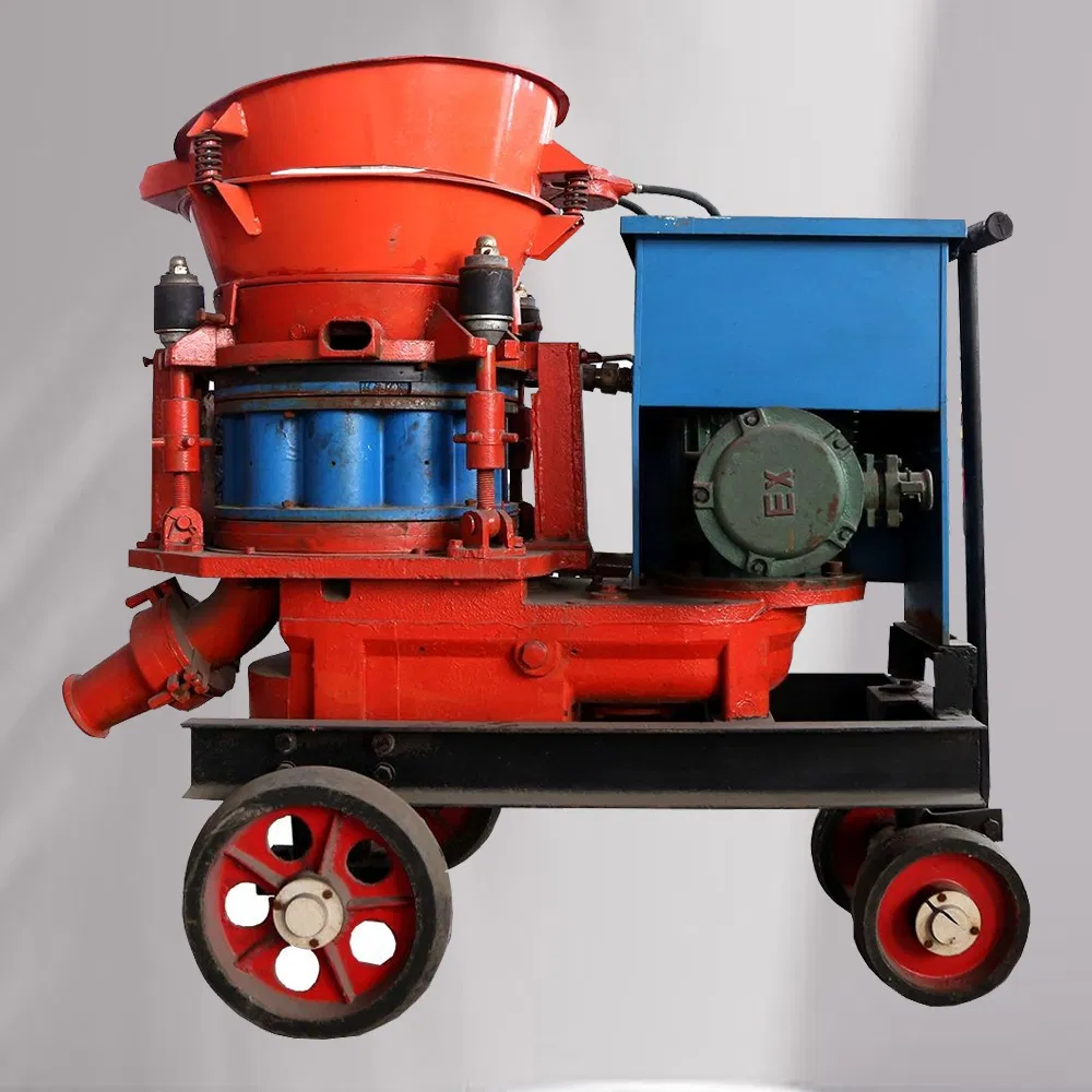 Pz-3 Electric Dry Wet Mix Shotcrete Concrete Spray Machine Tunnel Diesel Refractory Castable Mortar Pump Shotcrete Gunite Machine with CE