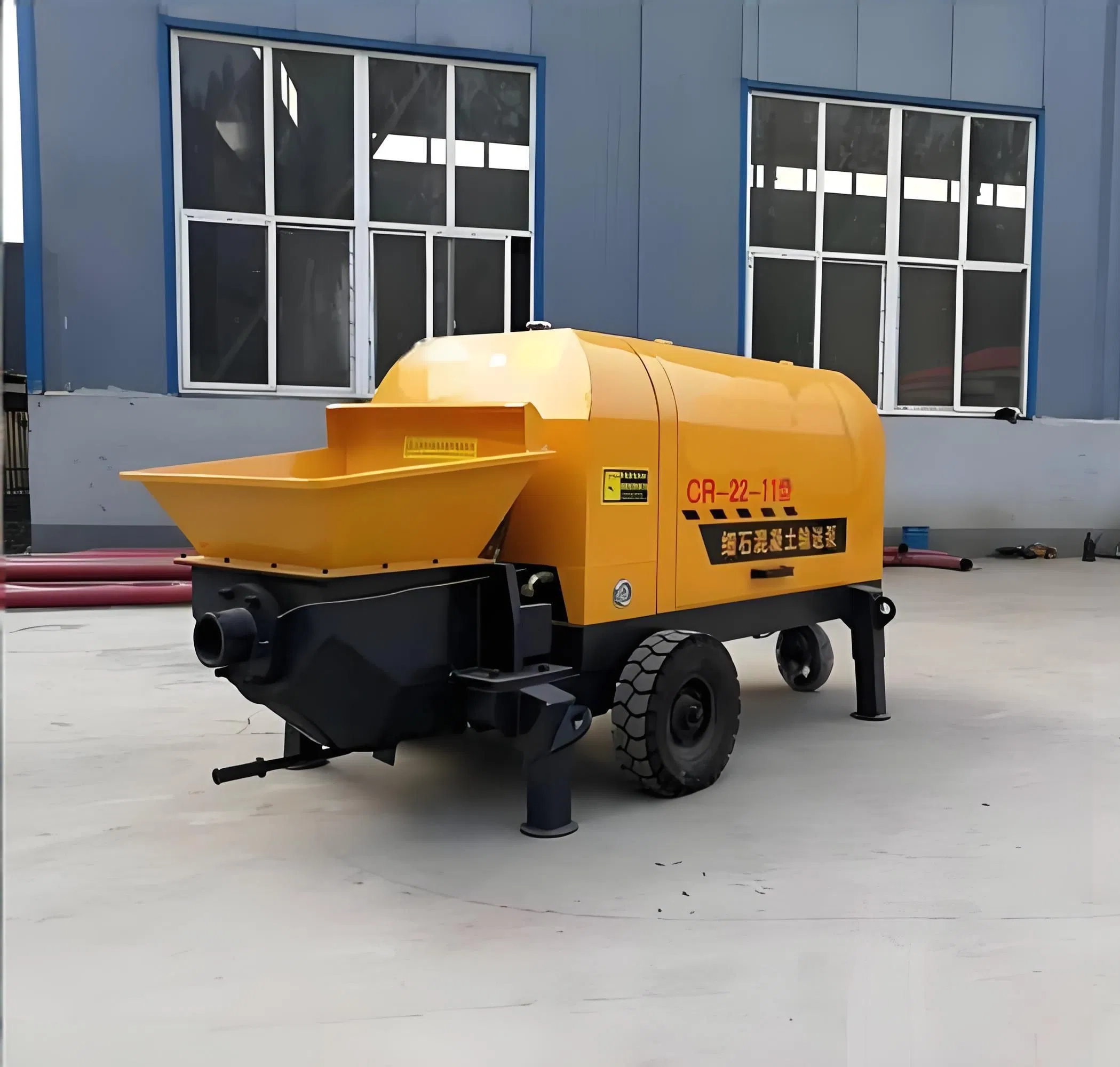 Small Concrete Pump, Electric/Diesel/Hydraulic Concrete Pouring Pump, Mortar/Concrete Conveying Screw Conveyor.