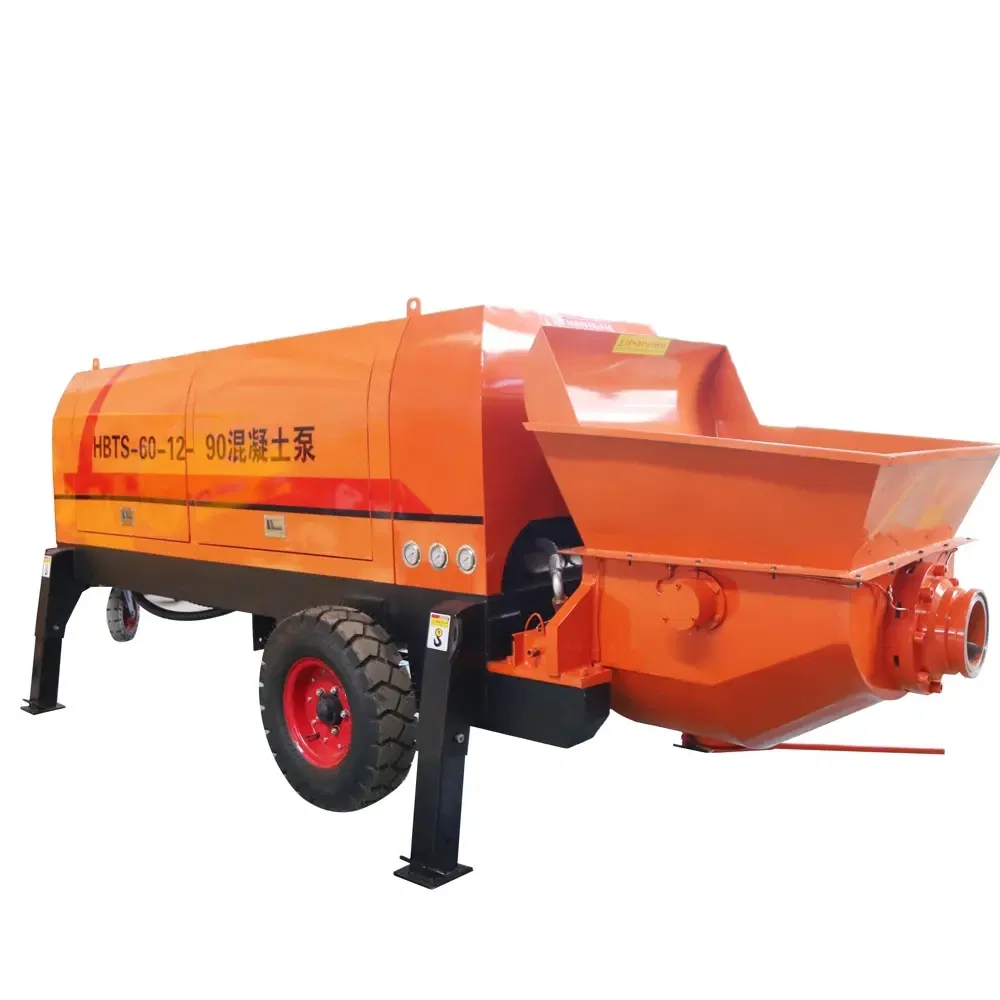 Cement Mortar Spraying Pumping Grouting Machine Hydraulic Double Piston Mortar Plastering Pump