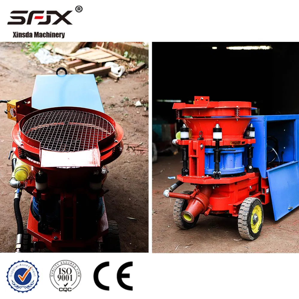 Factory Direct Sales Construction Machinery Convenient and Labor-Saving Wet Tunnel Shotcrete Machine