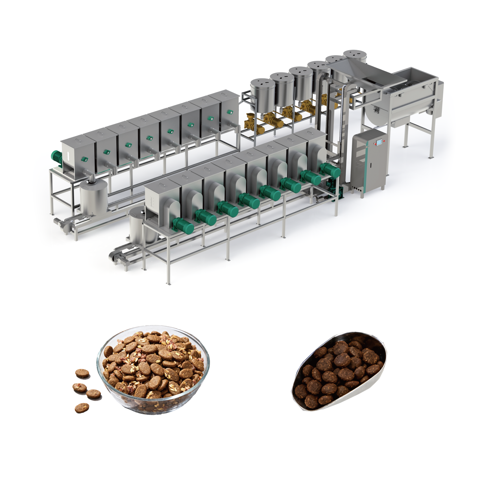 Capacity 1200kg Automatic Liquid Additives Mixer Weighing Batching Dosing Machine for Powder Pellet Material Production Line
