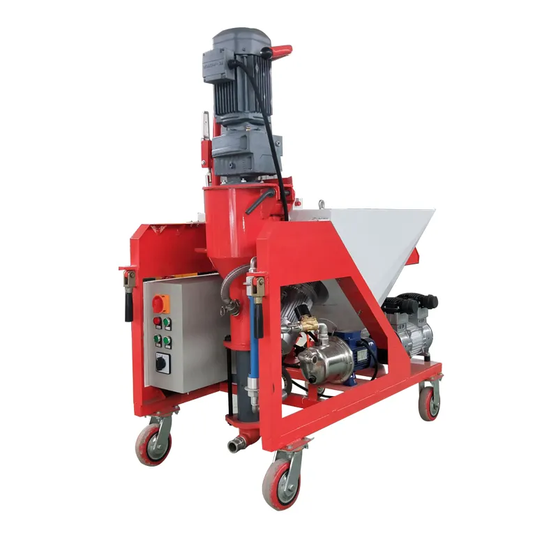 High Quality Automatic Wall Cement Mortar Spraying Mixer Wall Plastering Spray Plaster Machines M6 M9
