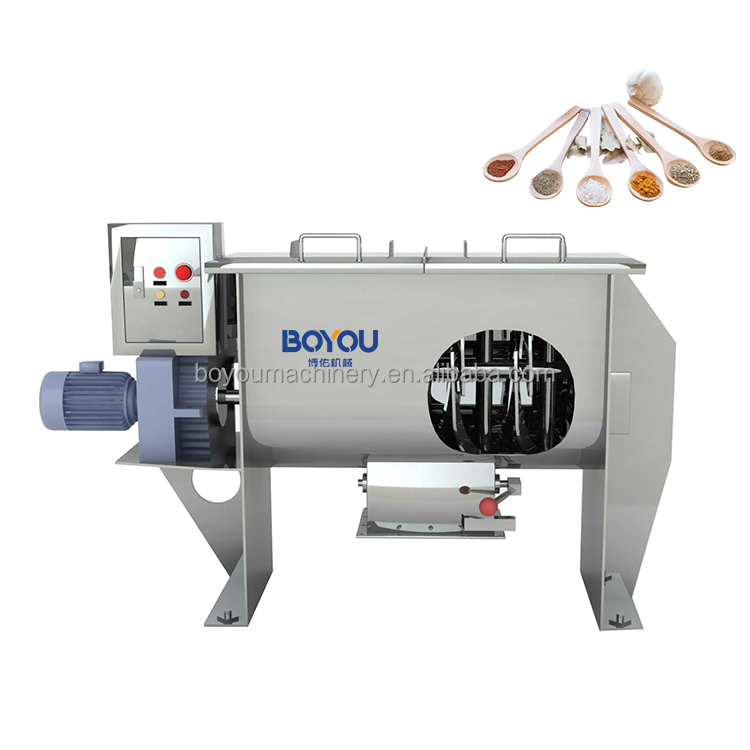 Stainless Steel 300L 500L 1000L Powder Ribbon Mixing Machine with Stirring Mixer