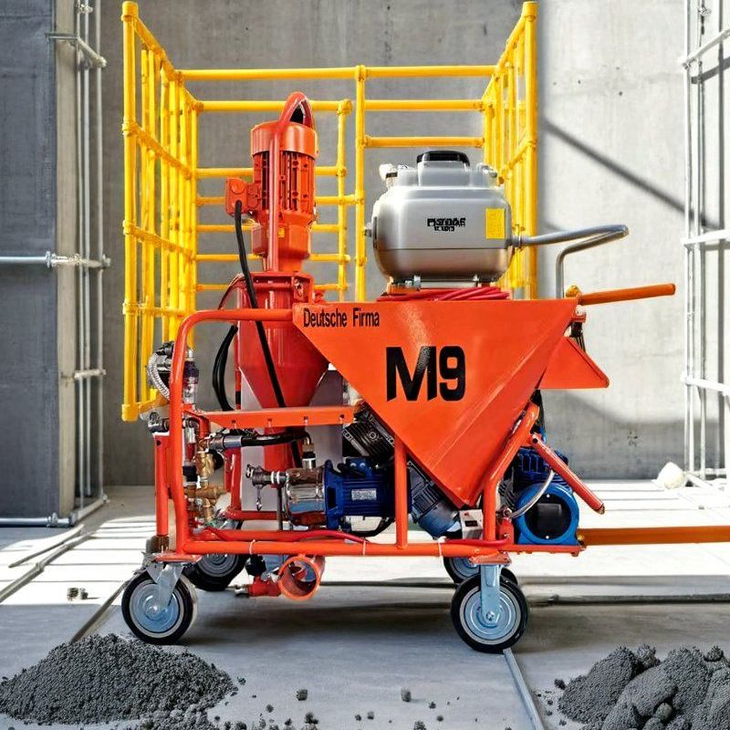 Plaster Wall Reinforcement Spray Equipment Gypsum Spraying Machine Efficient Wall Plastering Machine