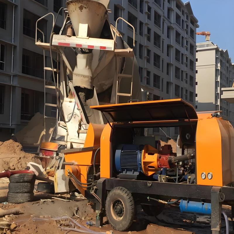 Mounted Transfer Concrete Pump Hydraulic Cement Concrete Truck