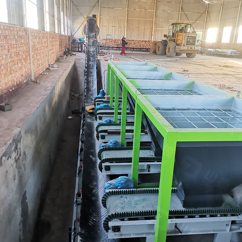 Blended fertilizer production line