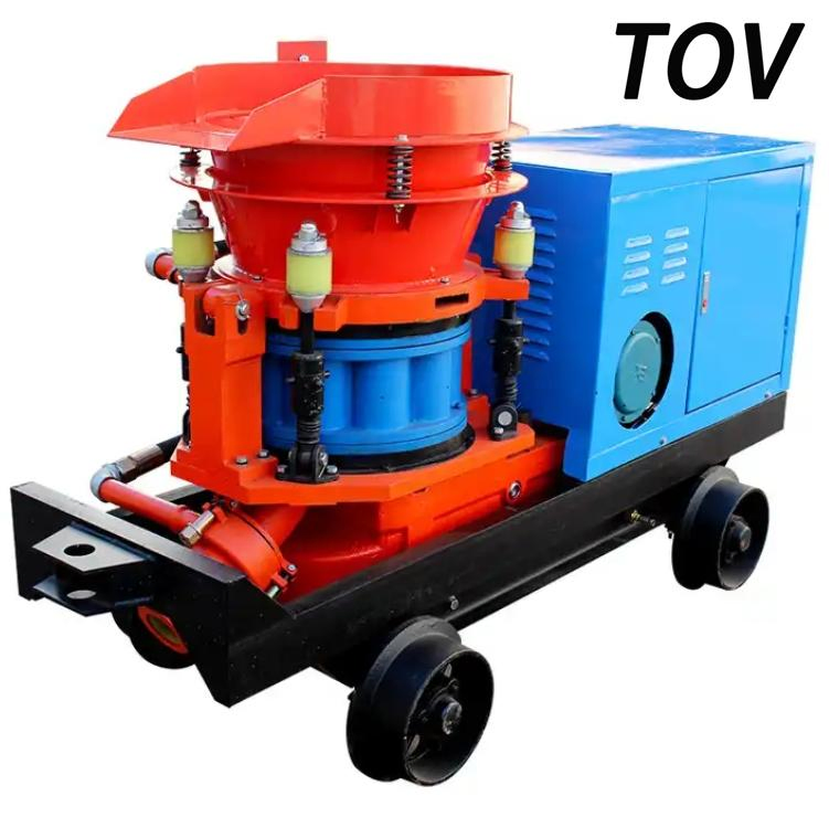 Hsp-5/7/9 Mortar Spray Machine Wall Concrete Sprayer Wet Mix Concrete Shotcrete Concrete-Machinery Engineering-Construction-Machinery