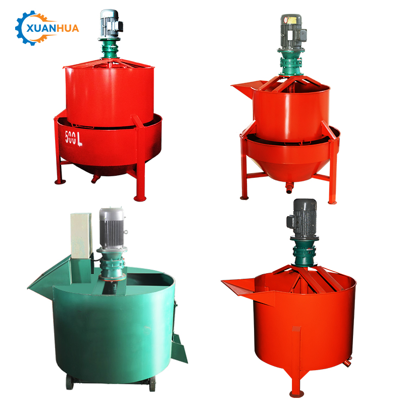Electric Mini Cement and Sand Machinery Continuous Stucco Plaster Mixer