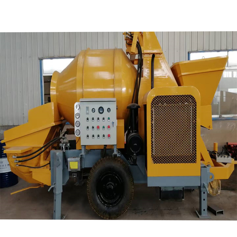 Construction Machinery Diesel Electric Portable Small Mini Stone Cement Mixer Piston Mortar Grouting Machine Concrete Pump