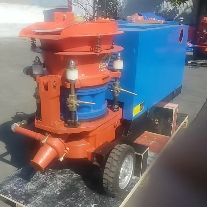 Pz-6 Dry Diesel Cement Dry Mix Shotcrete Spray Pump Machine High Quality Rotor Shotcrete Concrete Machine