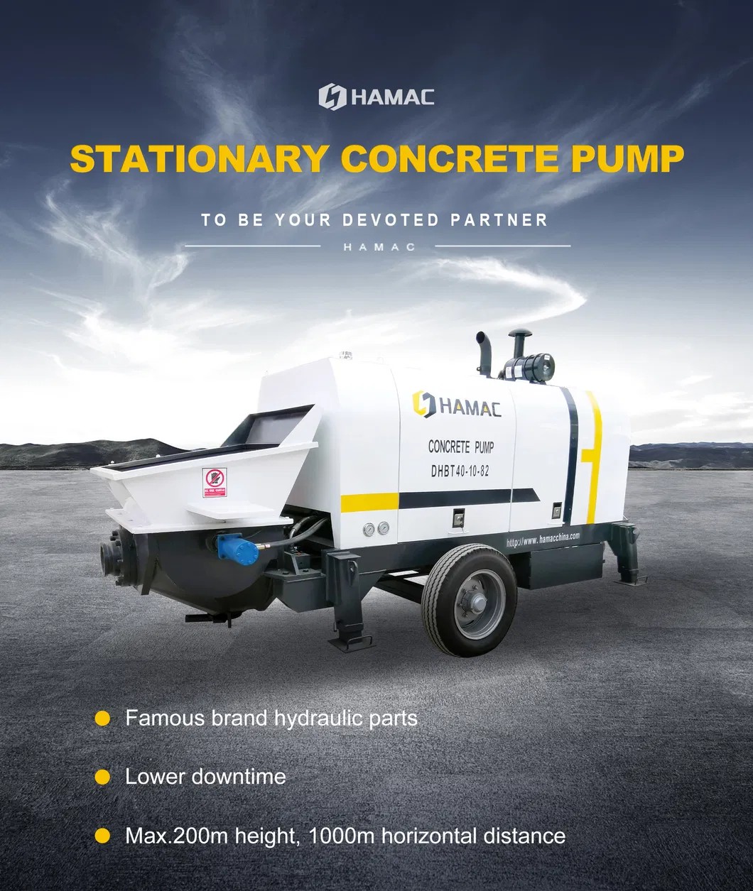 Stationary Concrete Pump