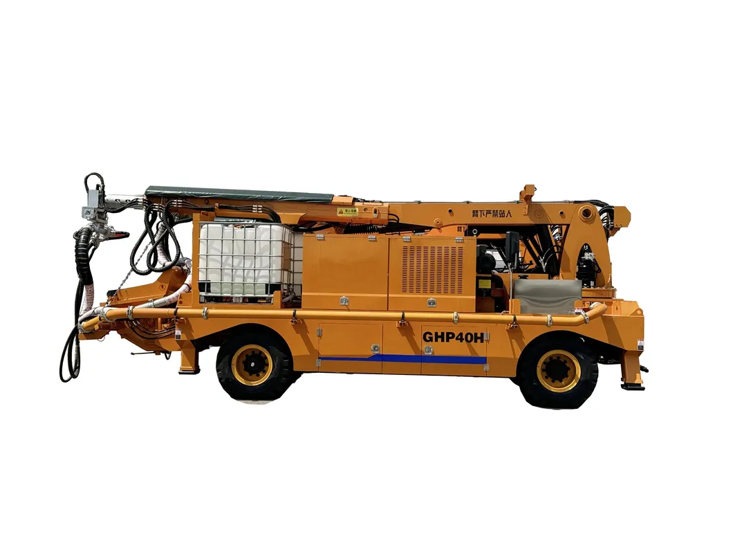 Concrete Spraying Trolley Operation