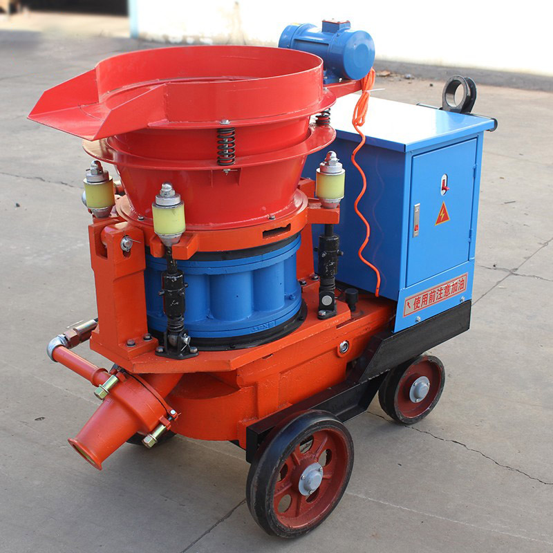 Automatic Pneumatic Shotcrete Machine with Core Motor &amp; Engine Dry Concrete Mix Shotcrete Pump