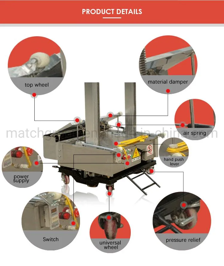 Auto Plaster Render Machine/Wall Plastering Machine/Cement Spray Plaster Machine