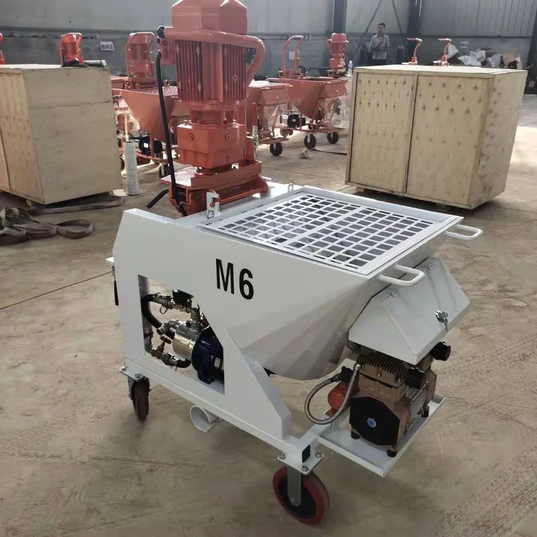 Fully Automatic Plaster Machine Wall Plastering Spray Mortar Cement Spray Machines