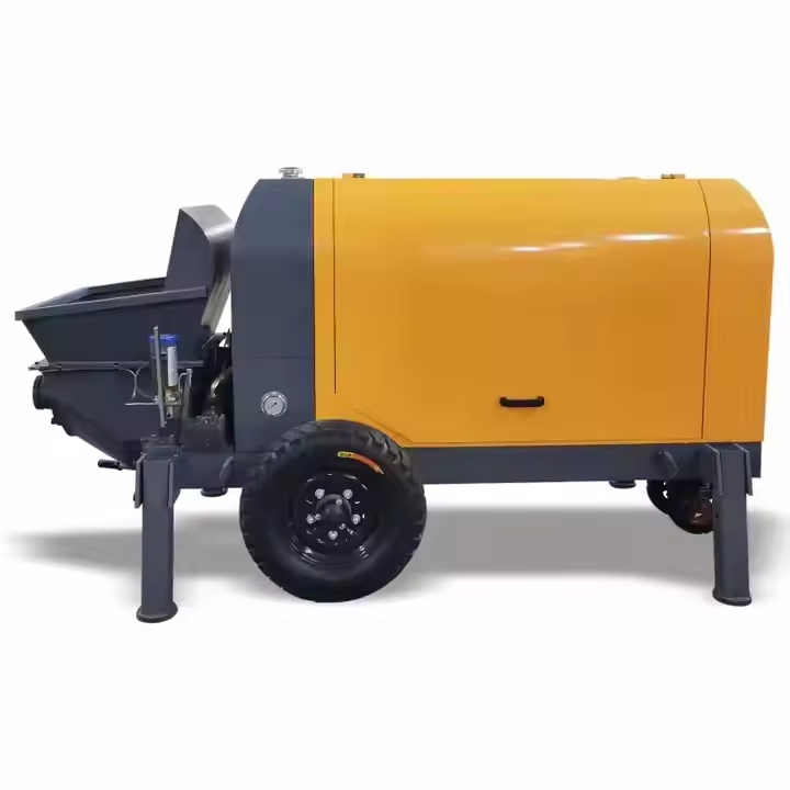 Small Hydraulic Double-Piston Concrete Pump Concrete Grouting Machines - Refractory