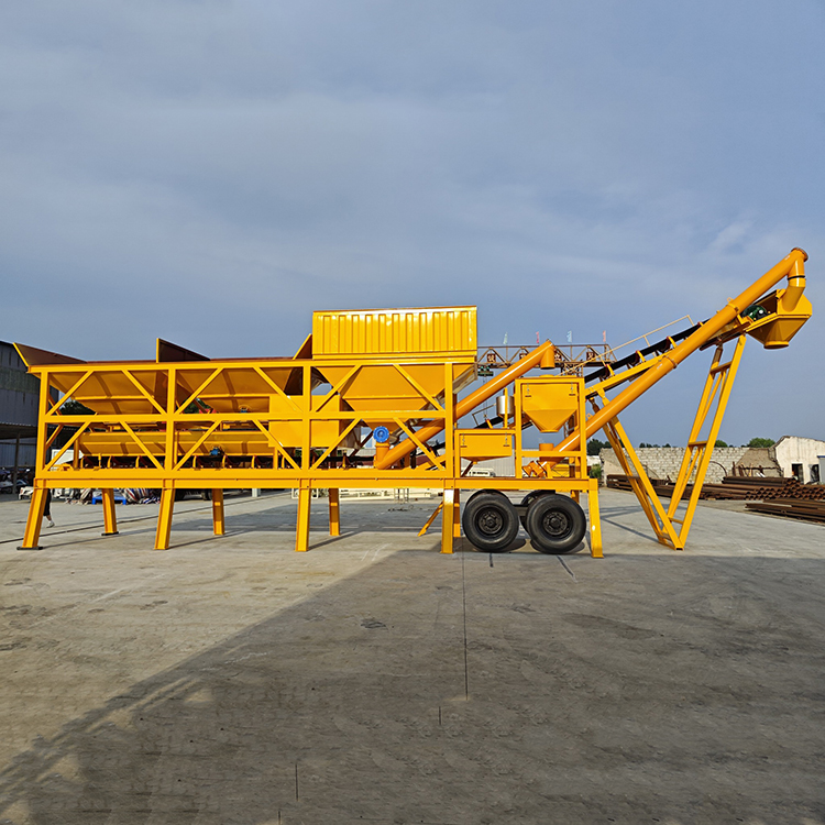 YILI Fully Automatic Cheap 40m&sup3;/h Small Portable Dry Mix Mobile Concrete Batching Plant