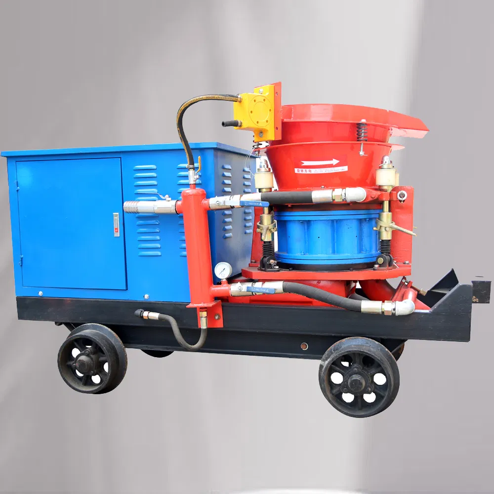 Pz-3 Electric Dry Wet Mix Shotcrete Concrete Spray Machine Tunnel Diesel Refractory Castable Mortar Pump Shotcrete Gunite Machine with CE