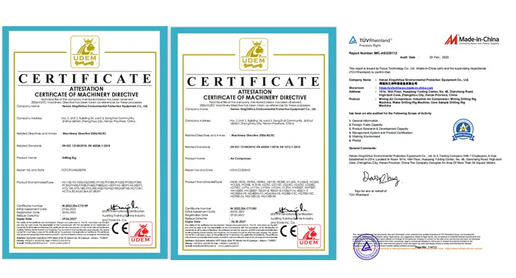 Certificates