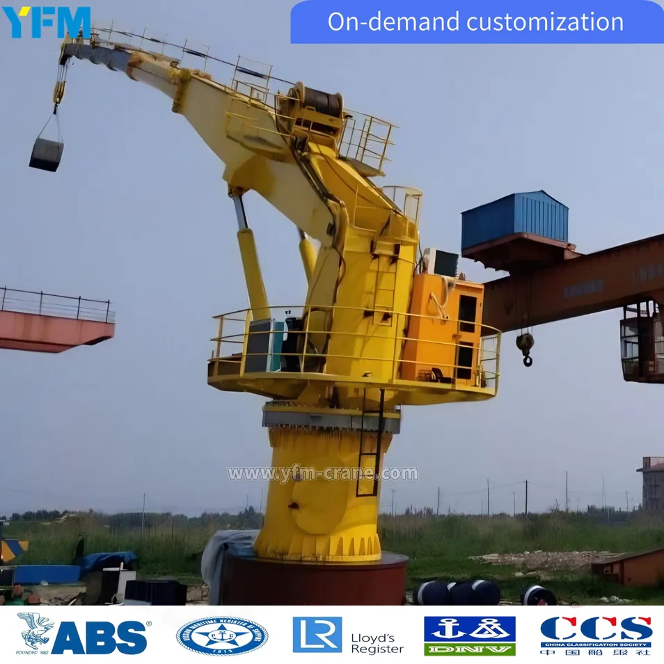 Telescopic Marine Crane