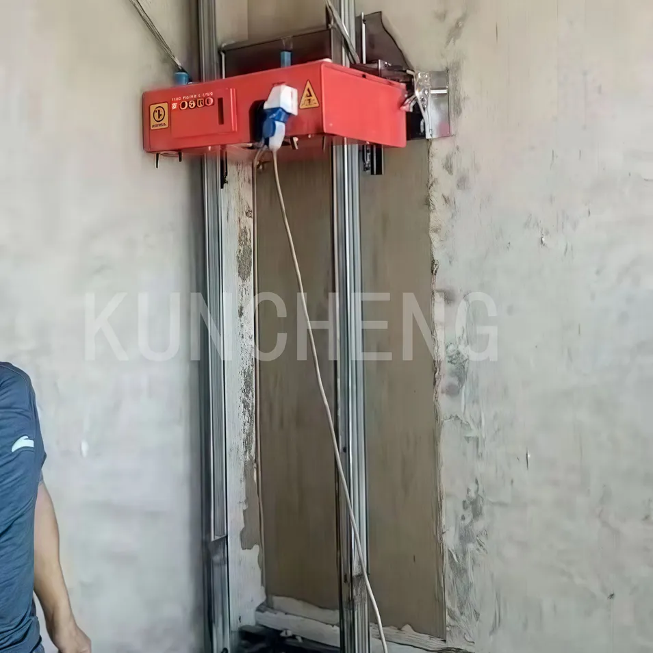 Plastering Machine Setup 8